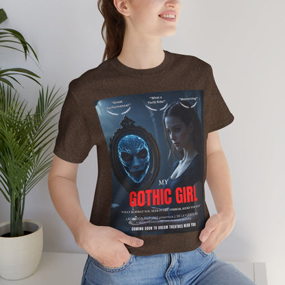 My Gothic Girl "Movie Poster" Graphic Tee – Gothic Streetwear, Whimsy Goth, Dark Poetry Alt Fashion