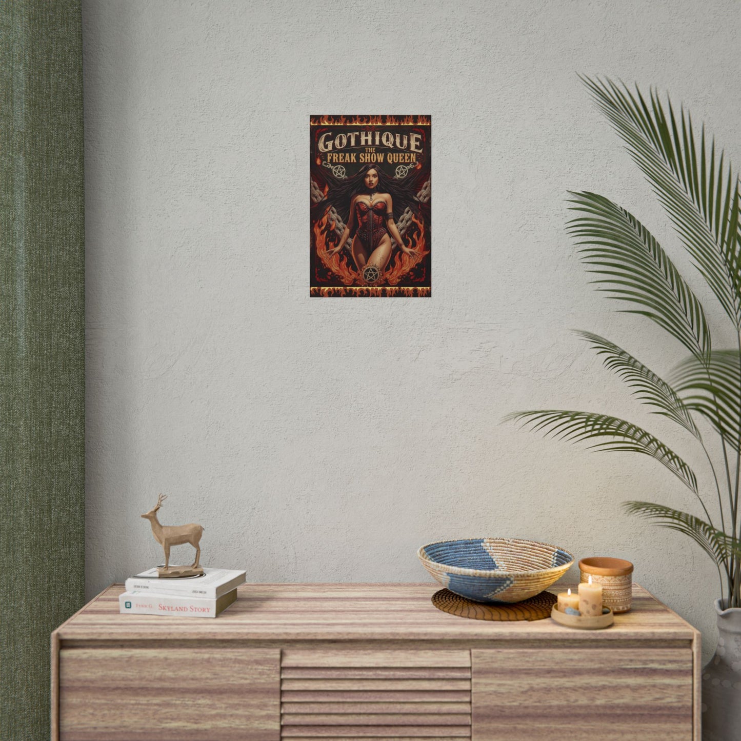 Gothique The Freak Show Queen - Wall Art Poster