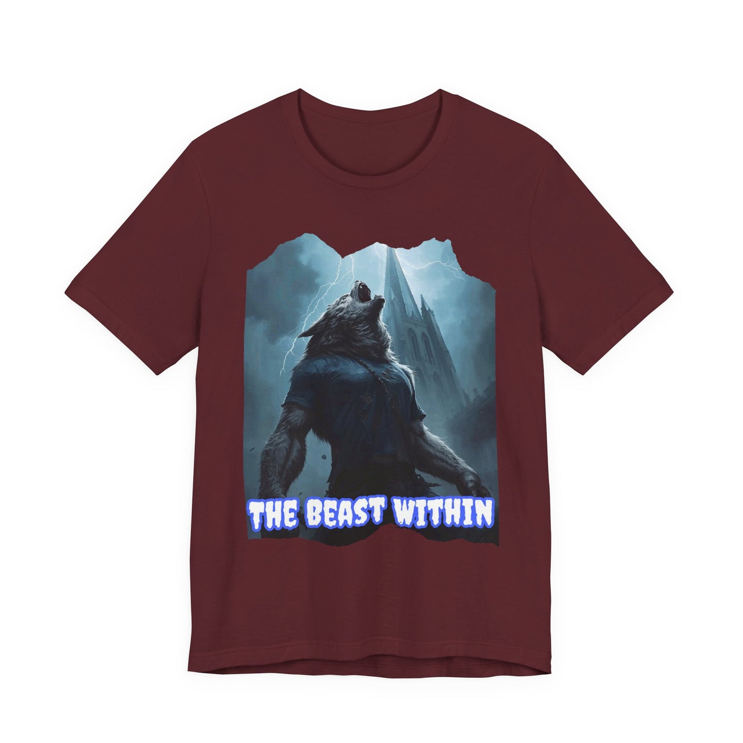 My Gothic Girl "The Beast Within" Graphic T-Shirt Unisex Gothic Dark Fashion Casual Wear