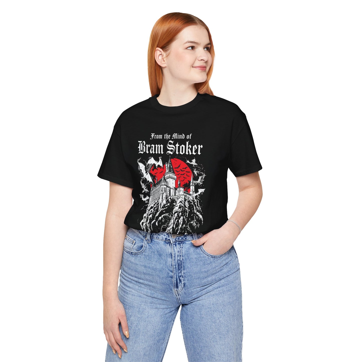 "From The Mind Of Bram Stoker" Gothic Literary Horror T-Shirt