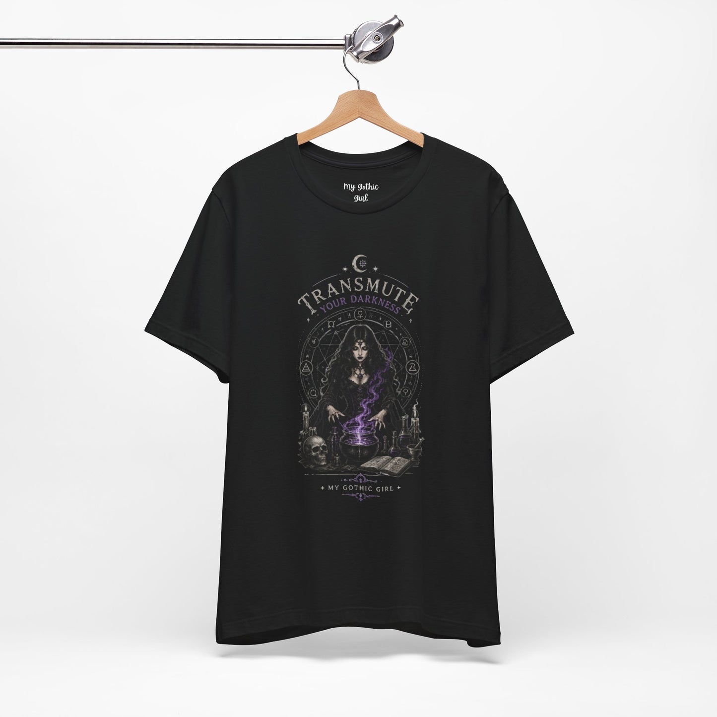Transmute Your Darkness Alchemist Arts Tee — Witchy Occult Graphic T-Shirt