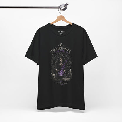 Transmute Your Darkness Alchemist Arts Tee — Witchy Occult Graphic T-Shirt