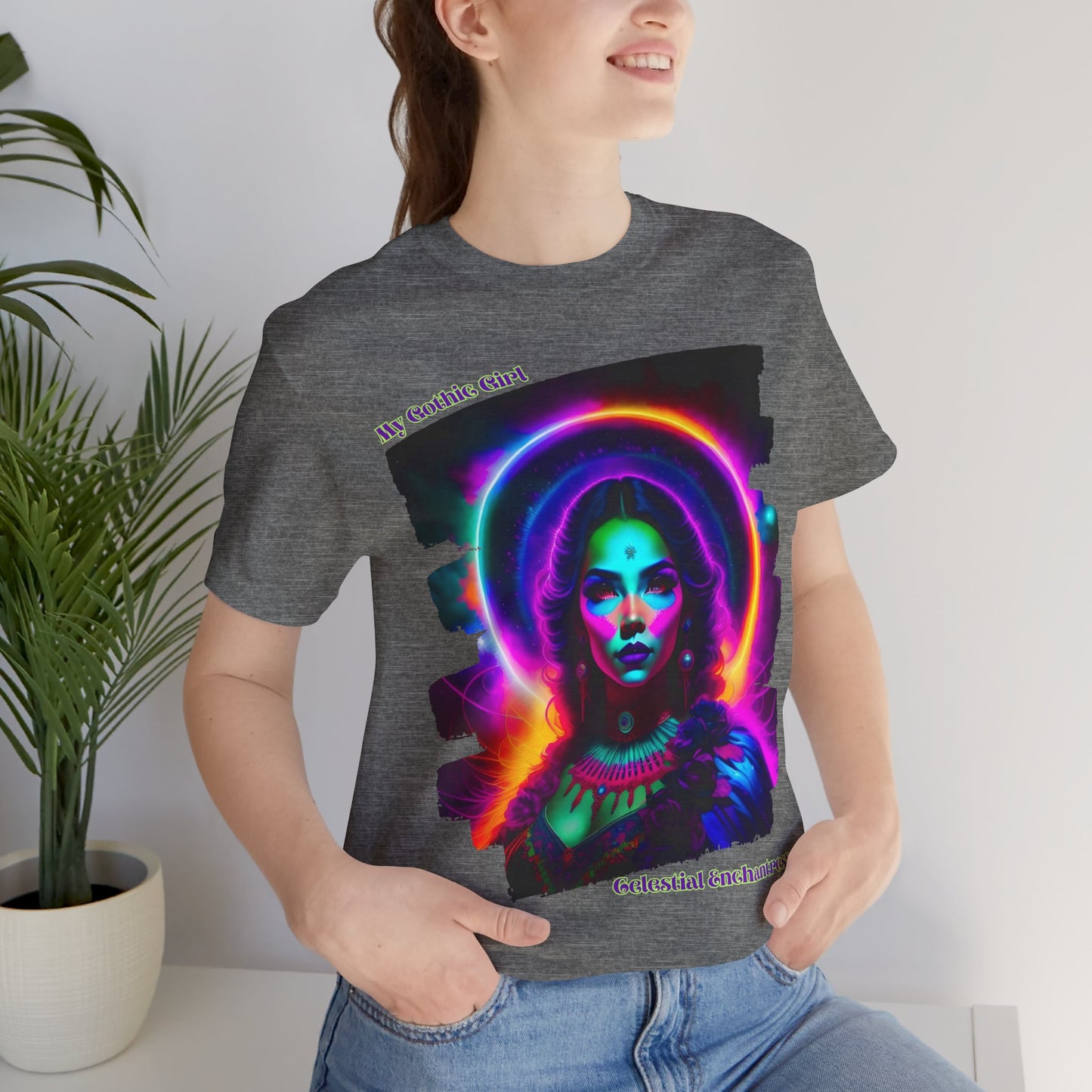 Celestial Enchantress Poetic Goth Graphic Tee – My Gothic Girl