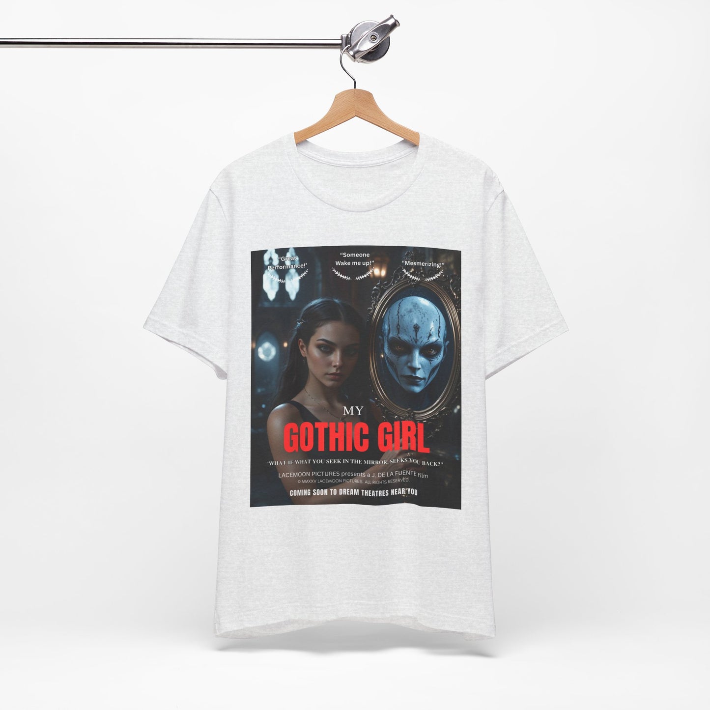 My Gothic Girl T-Shirt "Movie Poster" – Whimsy Goth Streetwear, Dark Poetry Fashion, Alt Aesthetic Apparel