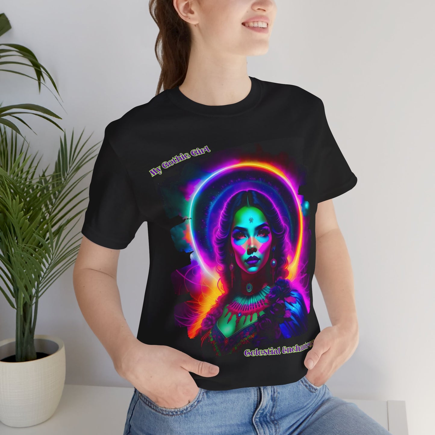 Celestial Enchantress Poetic Goth Graphic Tee – My Gothic Girl