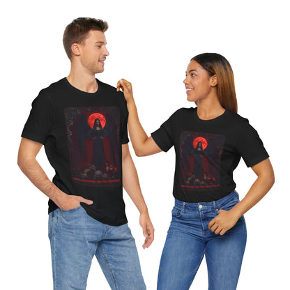 “Lilith Ascendant — She Who Will Not Kneel.” Graphic T-Shirt – Alt Aesthetic Poetic Goth Street-wear
