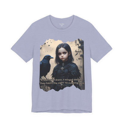 My Gothic Girl T-Shirt "Black Raven"  Whimsy Goth, Goth Fashion, Poetic Gothic Street Wear