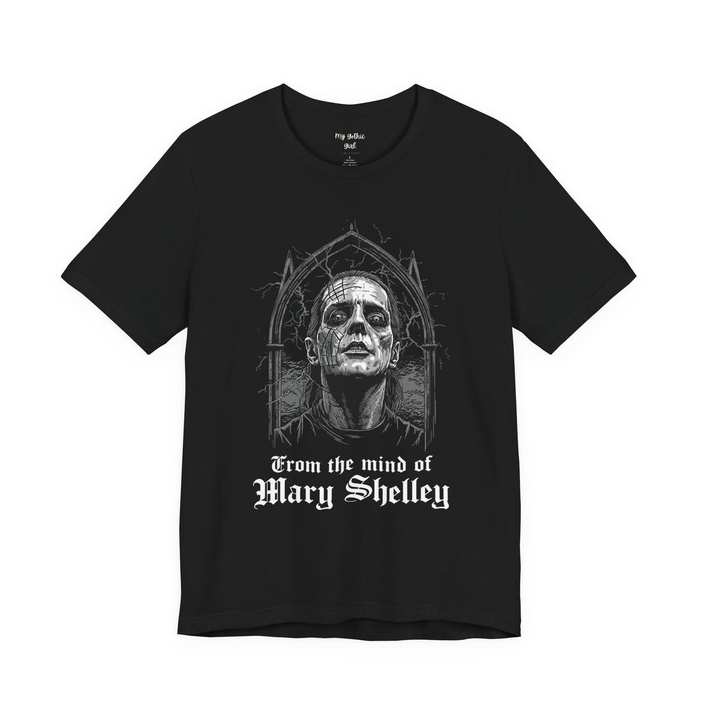 "From The Mind Of Mary Shelley" Gothic Literary Horror T-Shirt