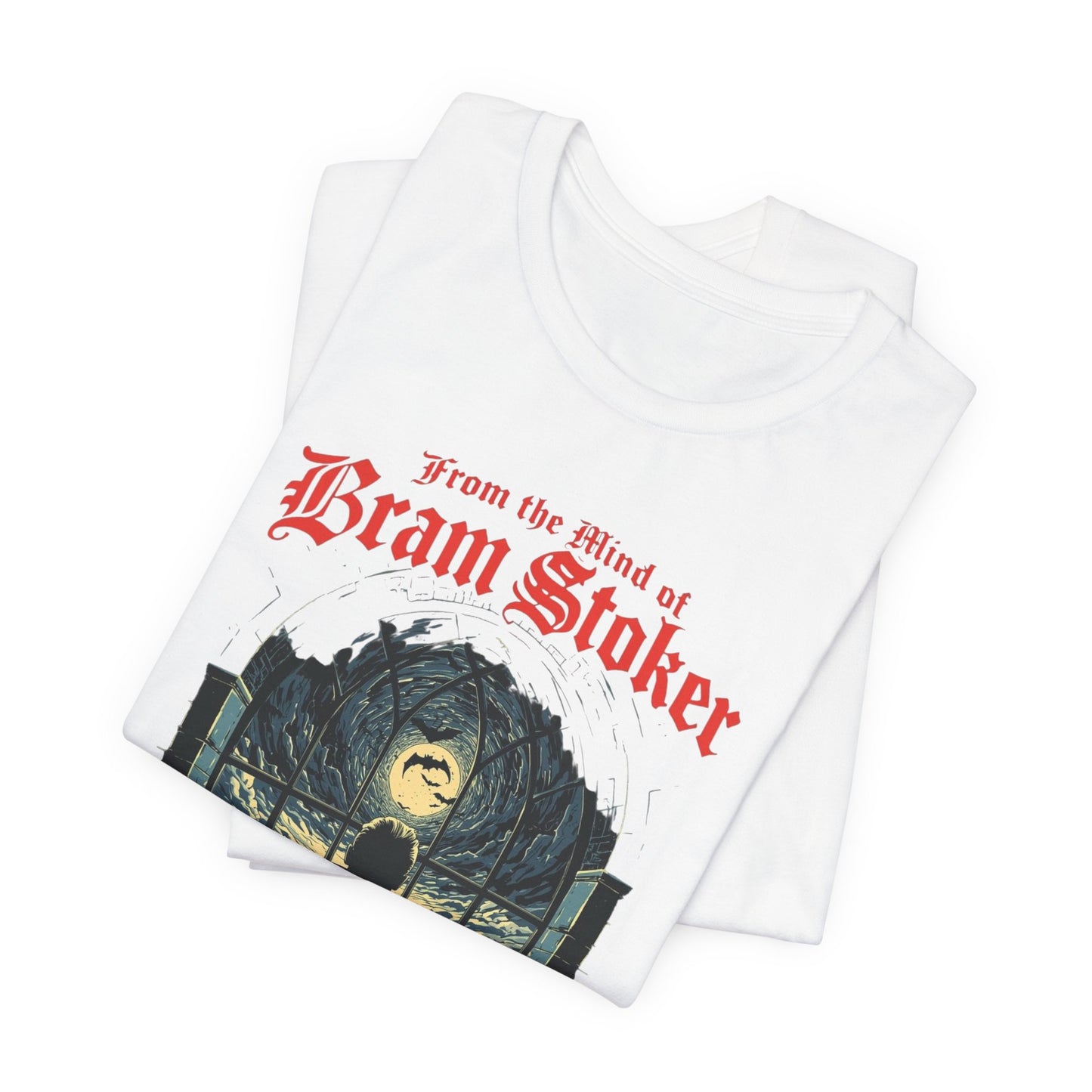 "From The Mind Of Bram Stoker" Gothic Literary Horror T-Shirt