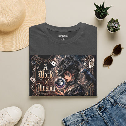 A World of Illusion T-Shirt — Gothic Fortune Teller Magic Tee