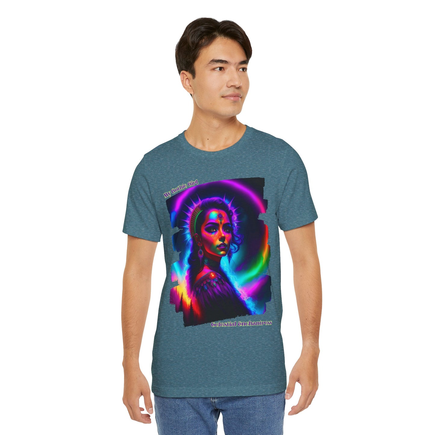 Celestial Enchantress Poetic Goth Graphic Tee – My Gothic Girl
