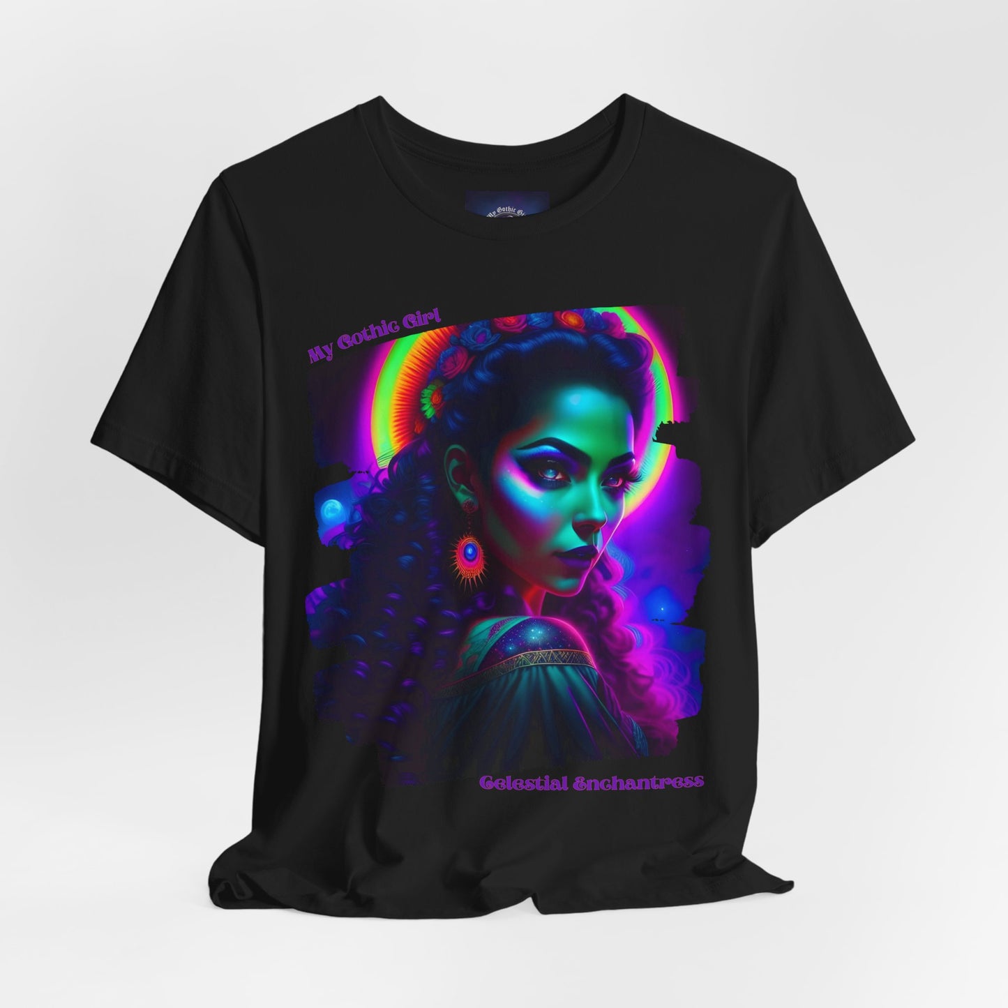 Celestial Enchantress Poetic Goth Graphic Tee – My Gothic Girl