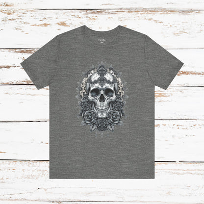Gothic Skull Elegance T-Shirt
