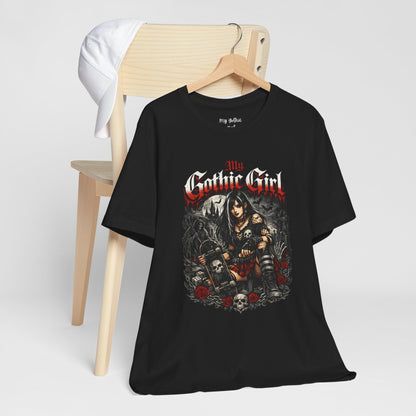 My Gothic Girl - Skater Girl Short Sleeve T Shirt