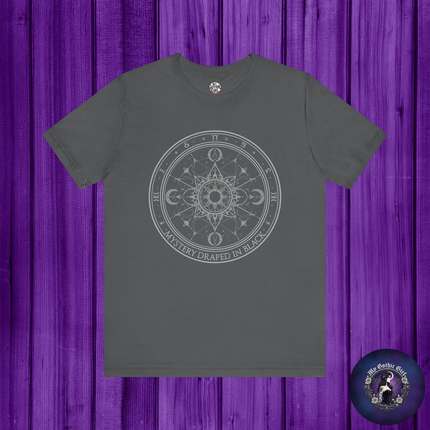 Copy of “Midnight Toy-maker's Creation” —hand-stitched Gothic doll Graphic T-Shirt – Alt Aesthetic Poetic Goth Street-wear