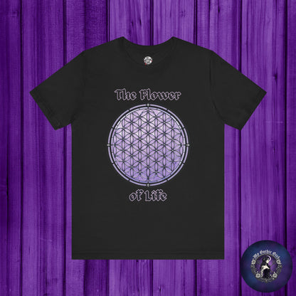"The Flower of Life"  Gothic Graphic T-Shirt – Alt Aesthetic Poetic Goth Street-wear