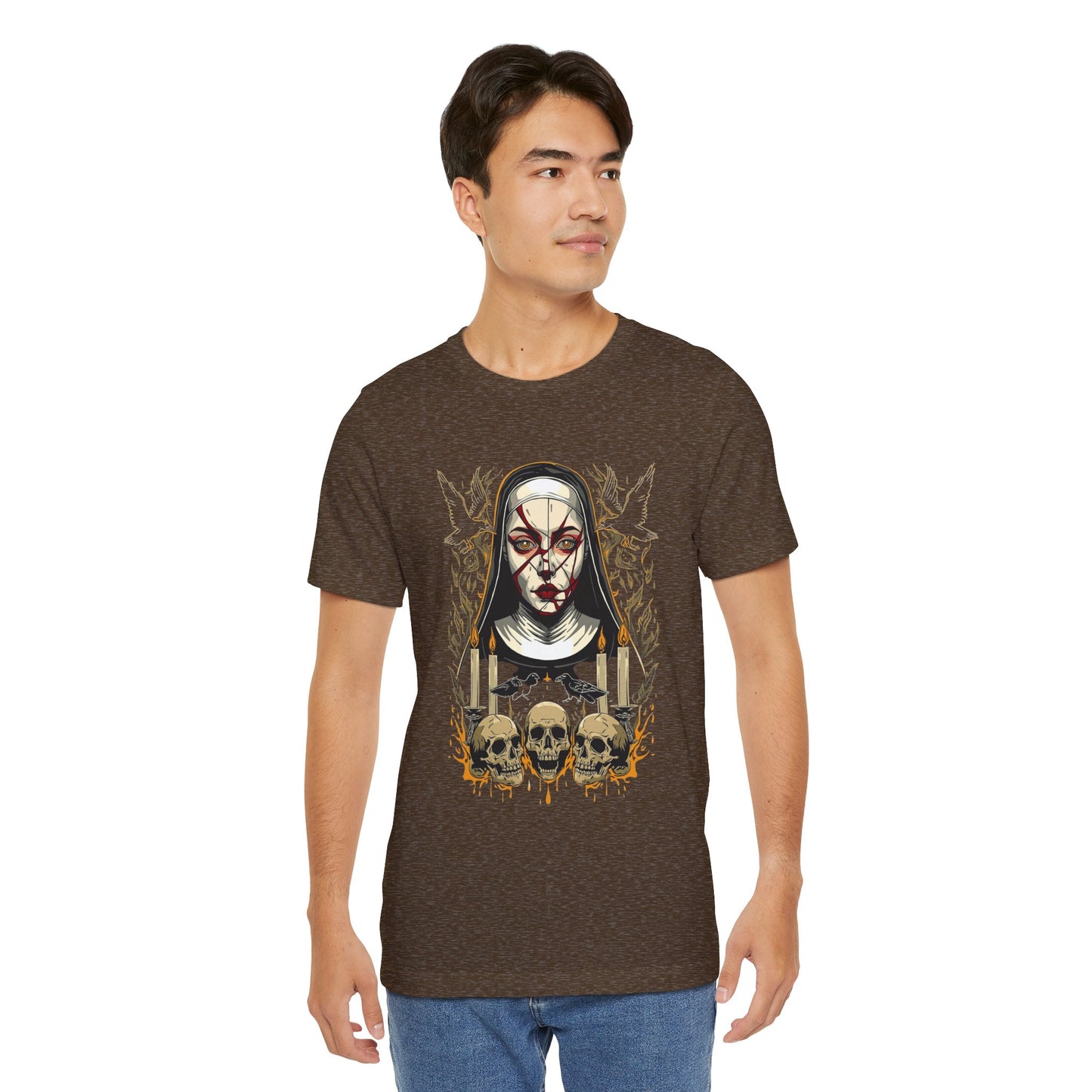 Nocturne Nun Gothic Pop Art T-Shirt