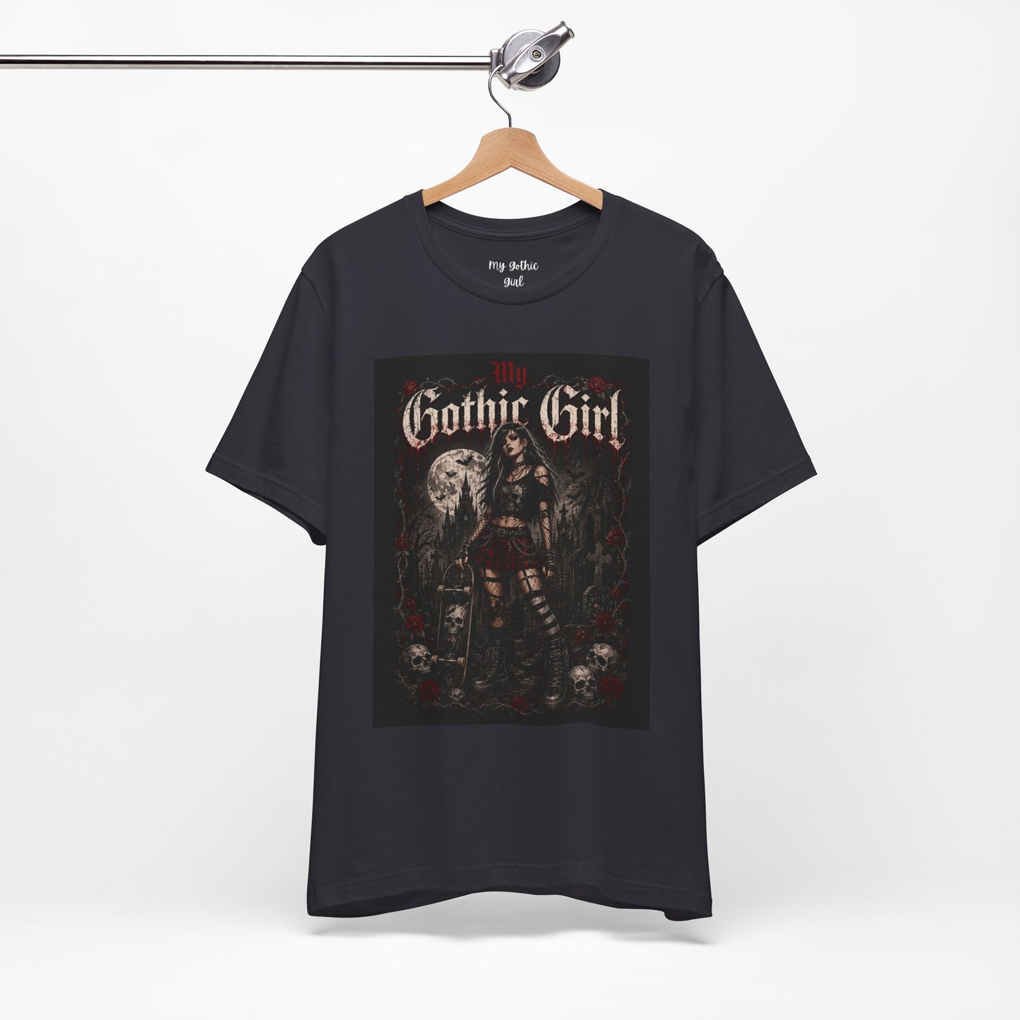 My Gothic Girl - Skater Girl Short Sleeve T Shirt