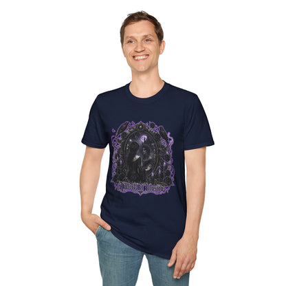 Gothic Mirror T-Shirt — "My Gothic Girl" Dark Violet Graphic Tee