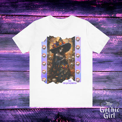 My Gothic Girl Dia De Los Muertos Graphic Tee – Gothic Streetwear, Whimsy Goth, Dark Poetry Alt Fashion