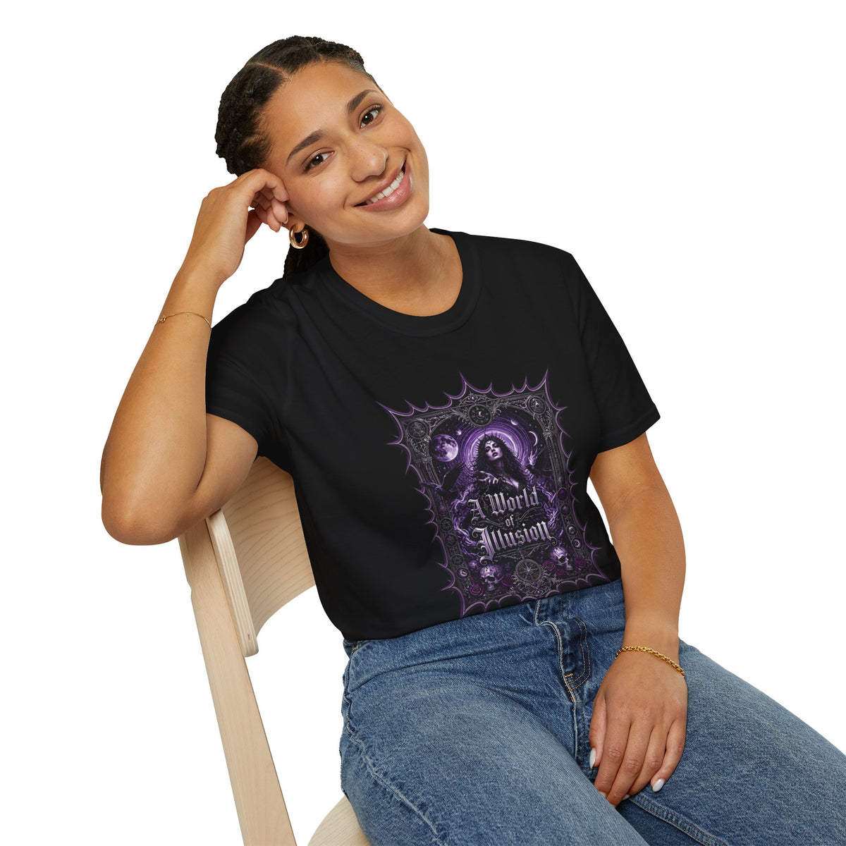 Gothic Girl 'Cosmic Gothic Illusion' T-Shirt