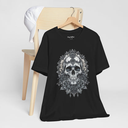 Gothic Skull Elegance T-Shirt