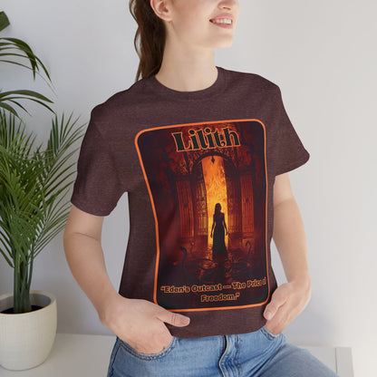 “Lilith  —  Eden’s Outcast, The Price of Freedom.” Graphic T-Shirt – Alt Aesthetic Poetic Goth Street-wear