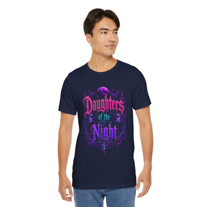 Daughters of the Night Tee — Gothic Vampire Moon Graphic T-Shirt