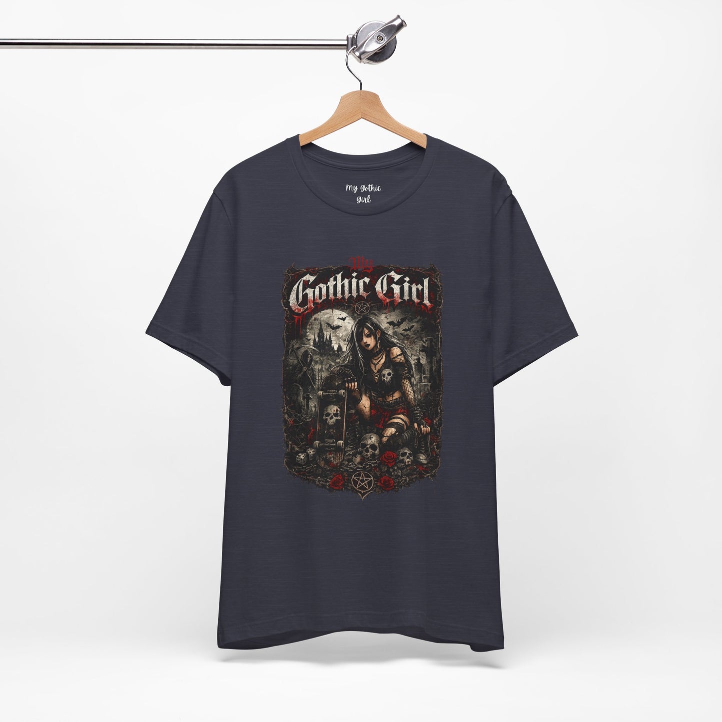 My Gothic Girl - Skater Girl Short Sleeve T Shirt