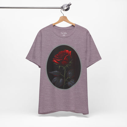 My Gothic Girl T-Shirts for Women & Men "Linda's Red Rose" Dark Aesthetic & Alternative Tees – My Gothic Girl