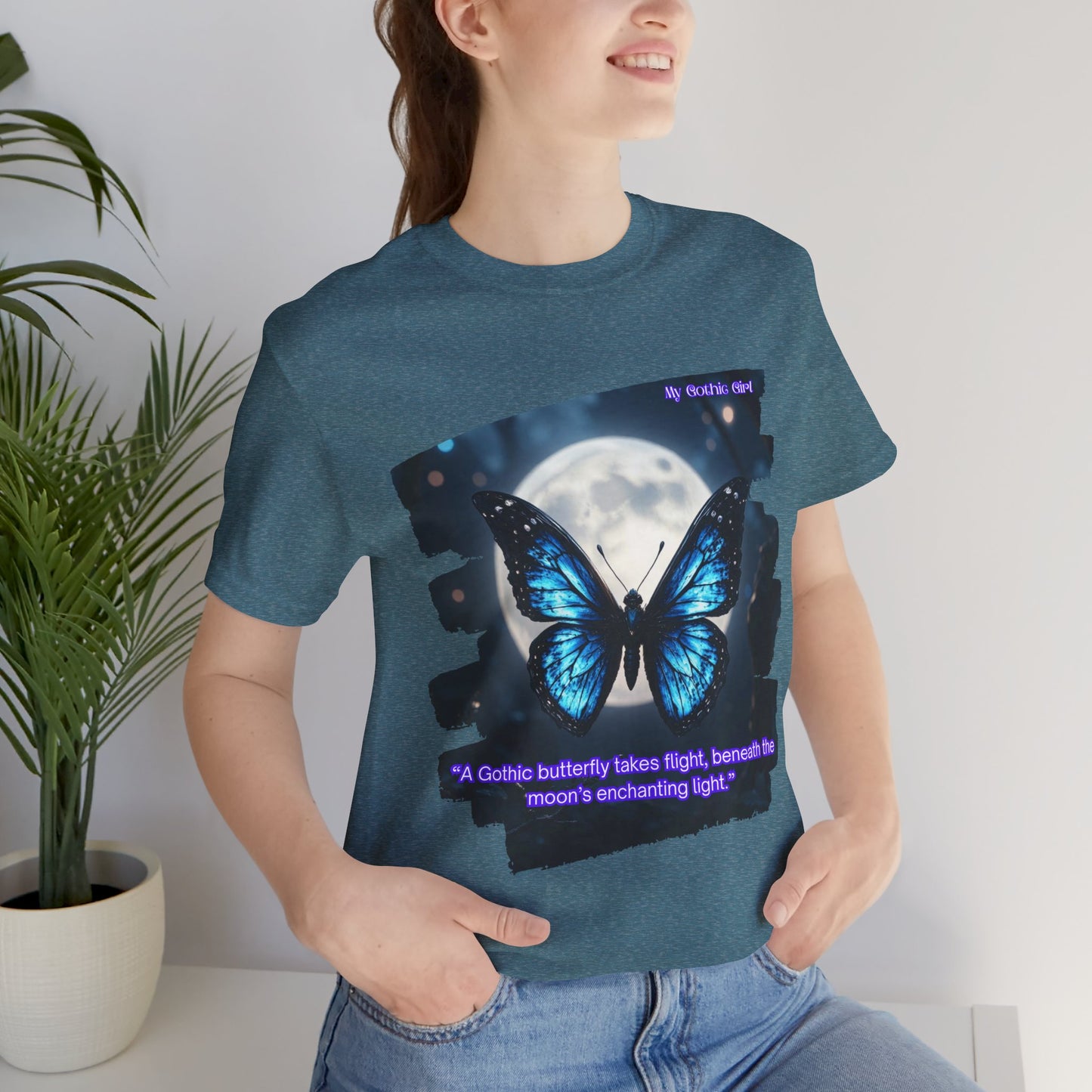 My Gothic Girl Graphic Tee – Whimsy Goth Streetwear, Dark Poetry Fashion, Alt Aesthetic Apparel