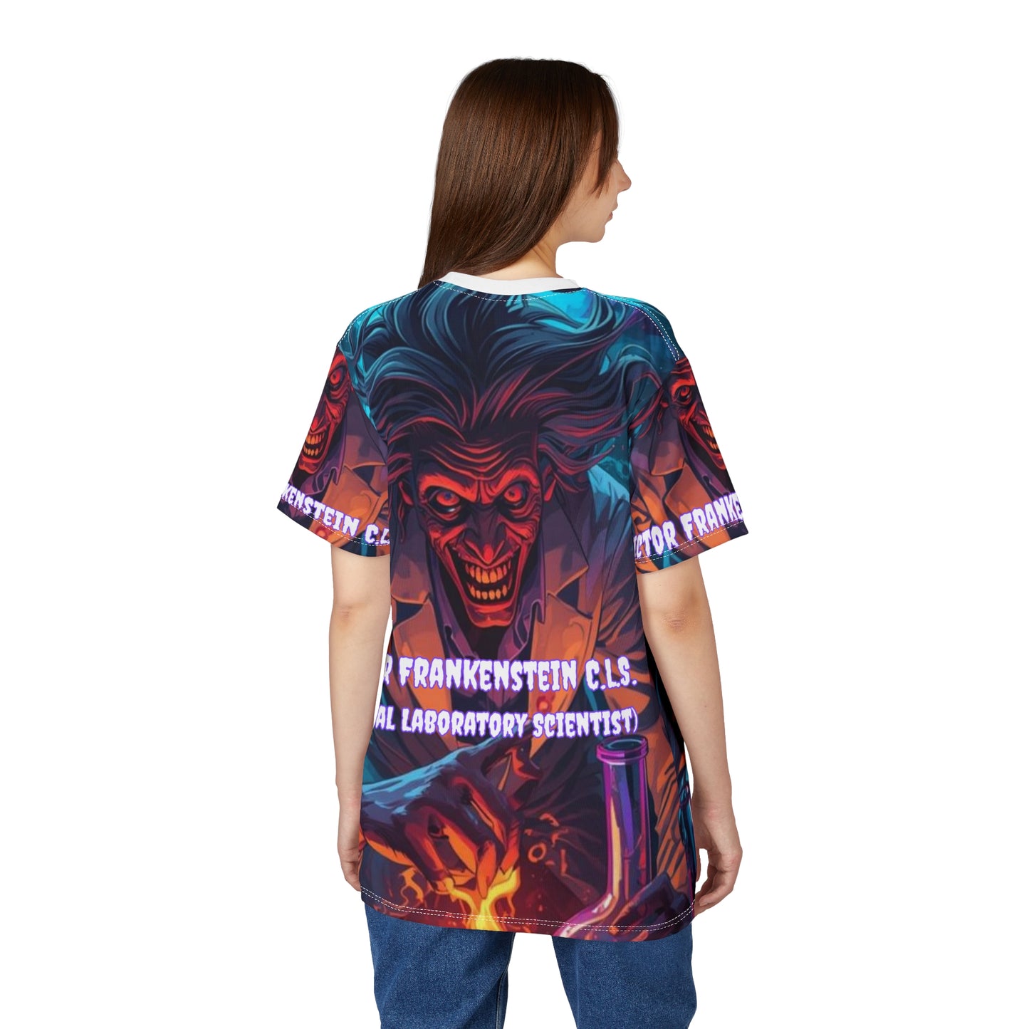 Victor Frankenstein C.L.S. Gothic Graphic T-Shirt – Dark Romance All Over Print Dr. Frankenstein Shirt | My Gothic Girl