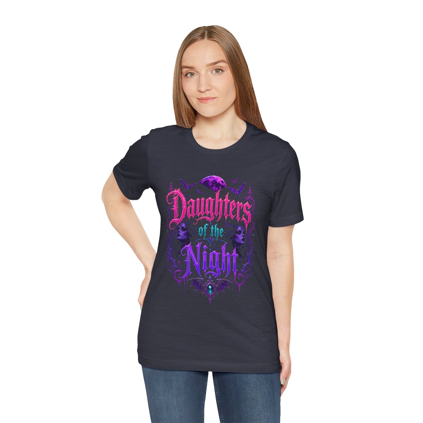 Daughters of the Night Tee — Gothic Vampire Moon Graphic T-Shirt