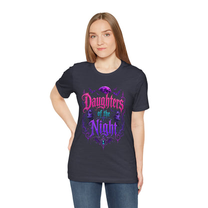 Daughters of the Night Tee — Gothic Vampire Moon Graphic T-Shirt