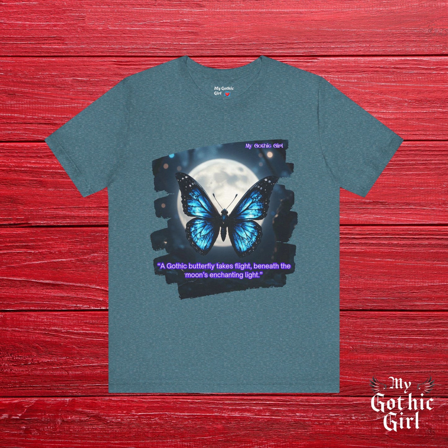 My Gothic Girl Graphic Tee – Whimsy Goth Streetwear, Dark Poetry Fashion, Alt Aesthetic Apparel