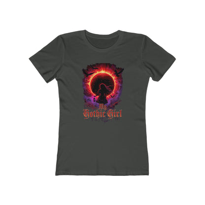 Eclipse Fire Ritual - My Gothic Girl - Boyfriend Tee for Women