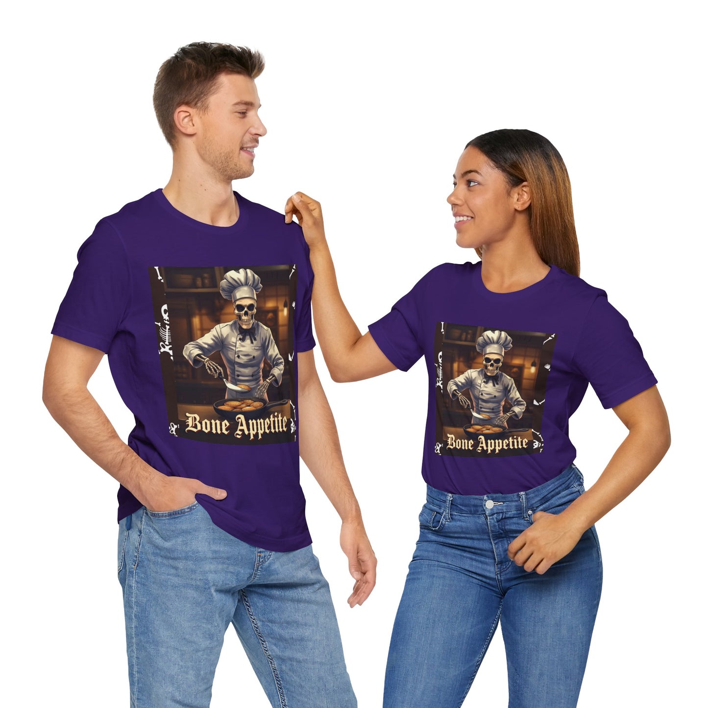 My Gothic Girl "Bone Appetite" Graphic T-Shirt Unisex Gothic Dark Fashion Casual Wear
