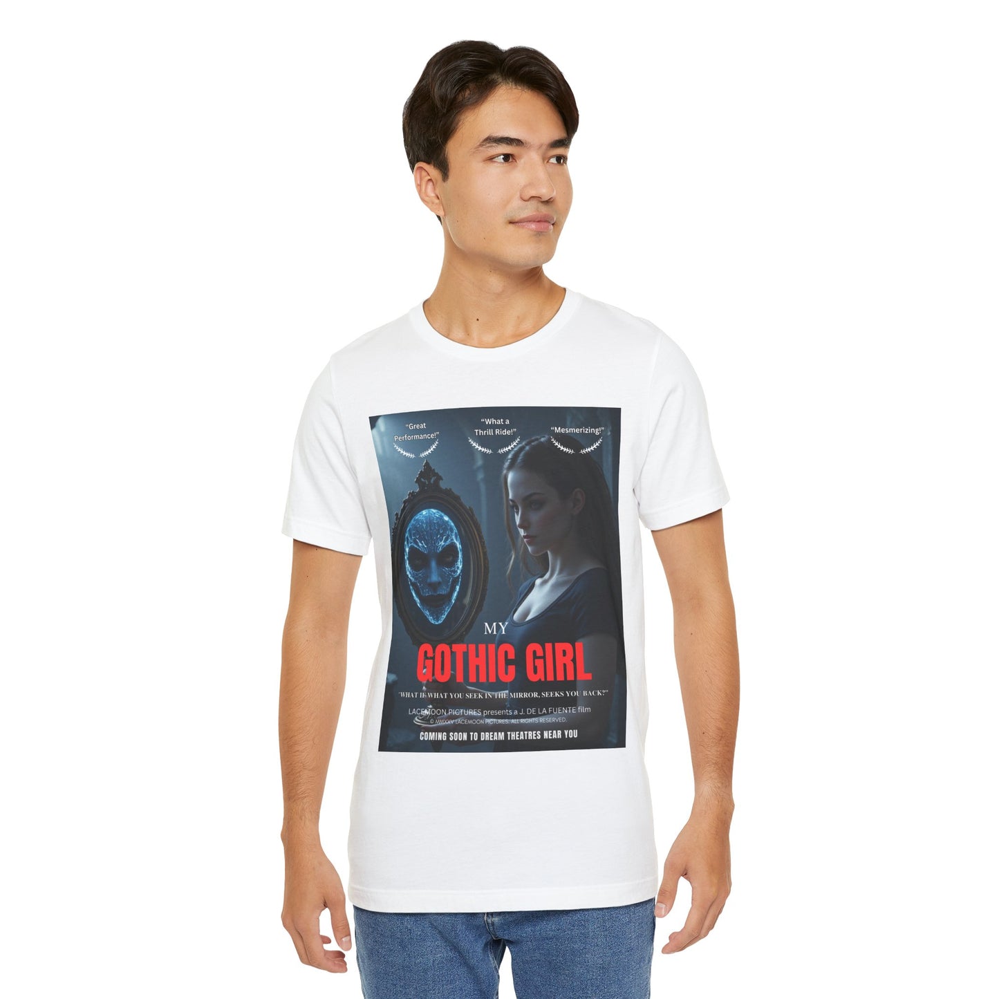 My Gothic Girl "Movie Poster" Graphic Tee – Gothic Streetwear, Whimsy Goth, Dark Poetry Alt Fashion