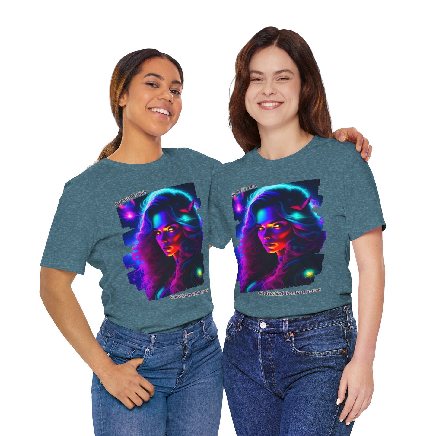 Celestial Enchantress Poetic Goth Graphic Tee – My Gothic Girl