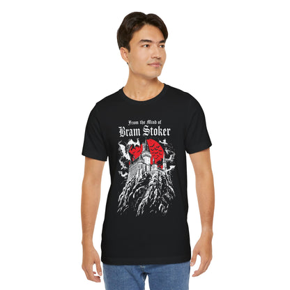 "From The Mind Of Bram Stoker" Gothic Literary Horror T-Shirt