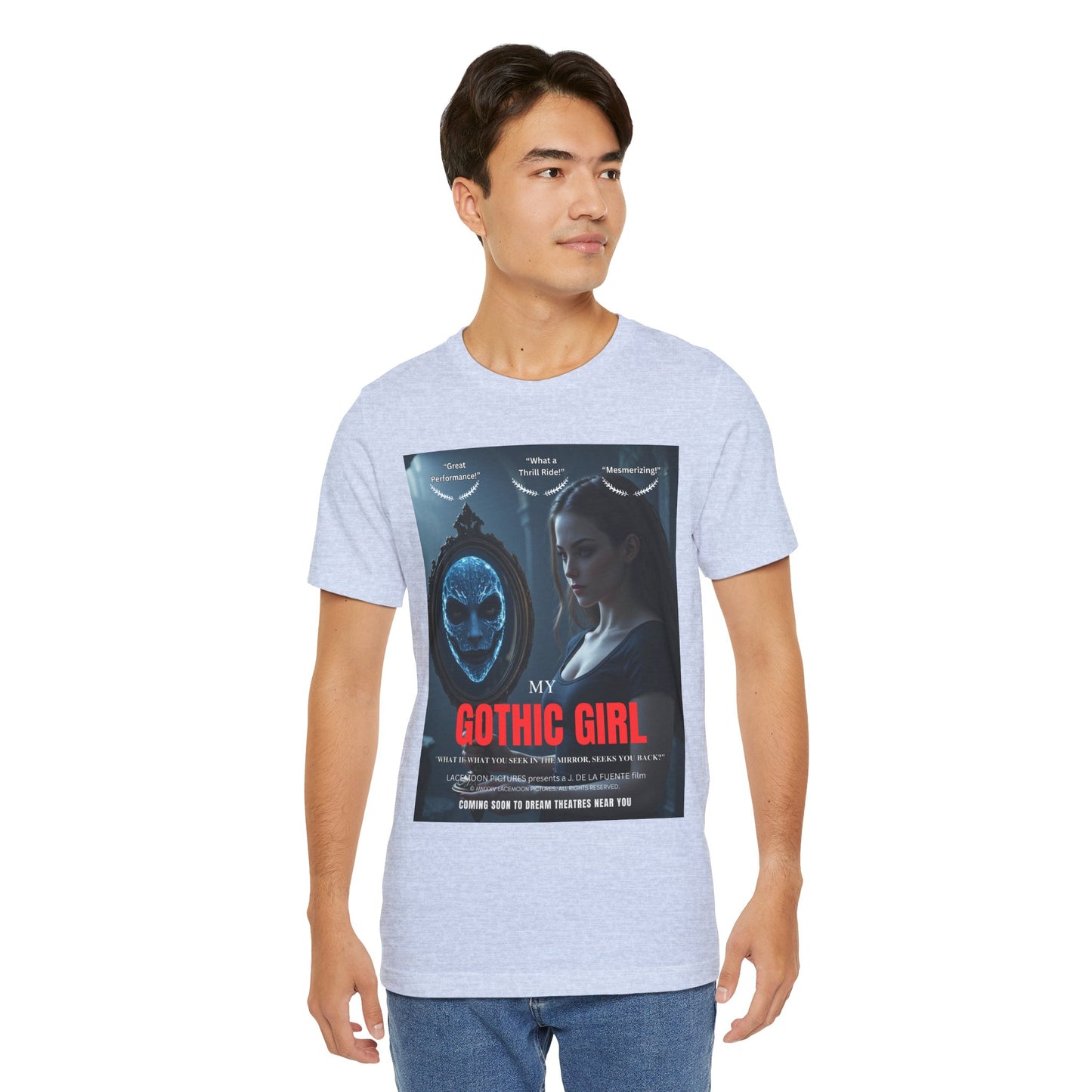 My Gothic Girl "Movie Poster" Graphic Tee – Gothic Streetwear, Whimsy Goth, Dark Poetry Alt Fashion