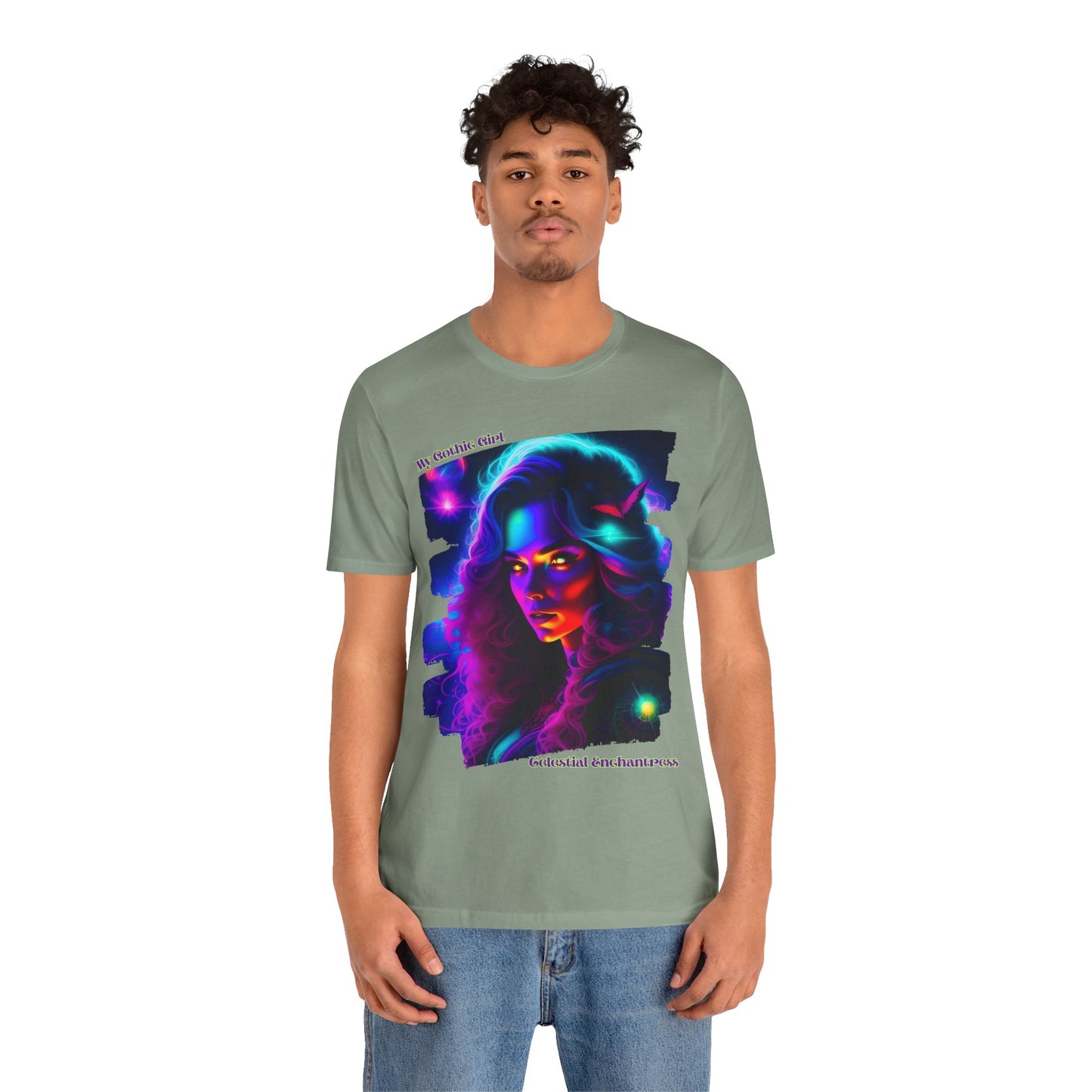 Celestial Enchantress Poetic Goth Graphic Tee – My Gothic Girl