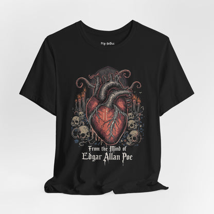 "From The Mind Of Edgar Allan Poe"  Gothic Literary T-Shirt