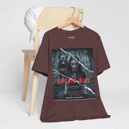 My Gothic Girl T-Shirt "Movie Poster" – Whimsy Goth Streetwear, Dark Poetry Fashion, Alt Aesthetic Apparel