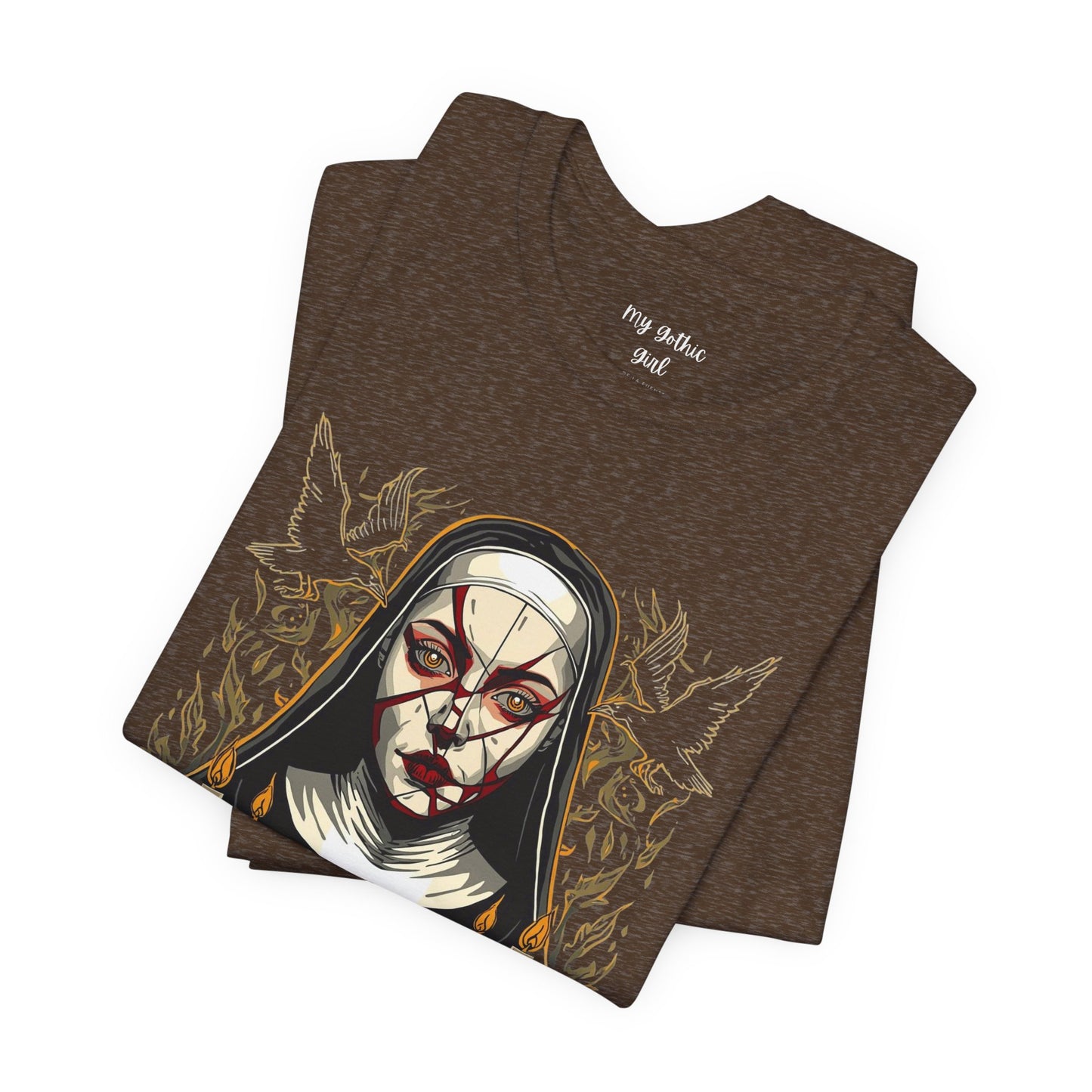 Nocturne Nun Gothic Pop Art T-Shirt