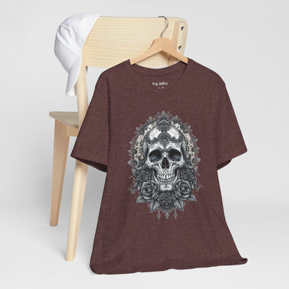 Gothic Skull Elegance T-Shirt