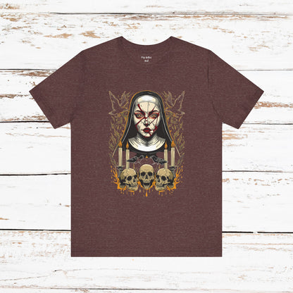 Nocturne Nun Gothic Pop Art T-Shirt