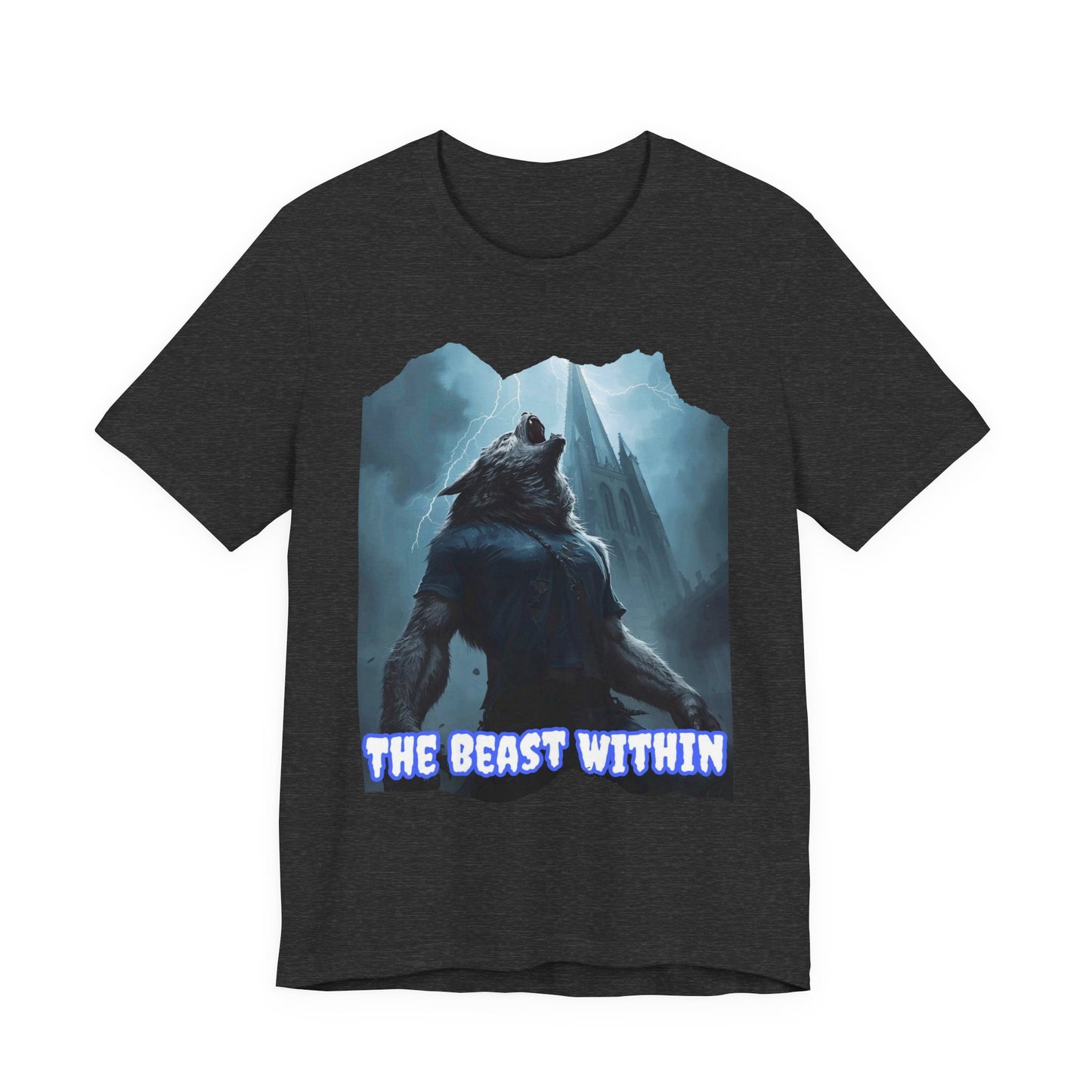My Gothic Girl "The Beast Within" Graphic T-Shirt Unisex Gothic Dark Fashion Casual Wear