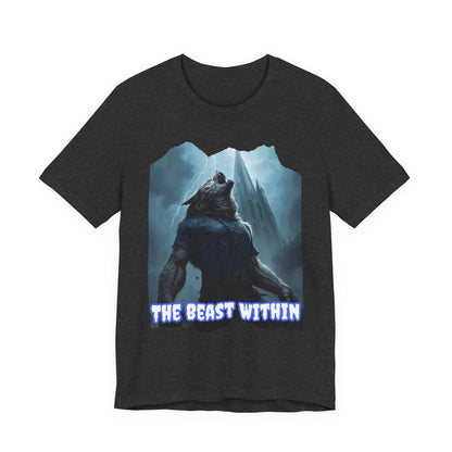 My Gothic Girl "The Beast Within" Graphic T-Shirt Unisex Gothic Dark Fashion Casual Wear