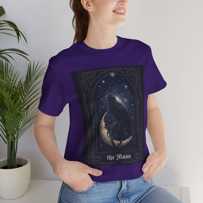 My Gothic Girl "Raven Moon" Graphic T-Shirt Unisex Gothic Dark Fashion Casual Wear